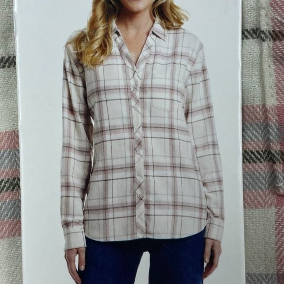 Weatherproof Vintage Women's S Flannel Shirt Button Down a1633 - Picture 3 of 11